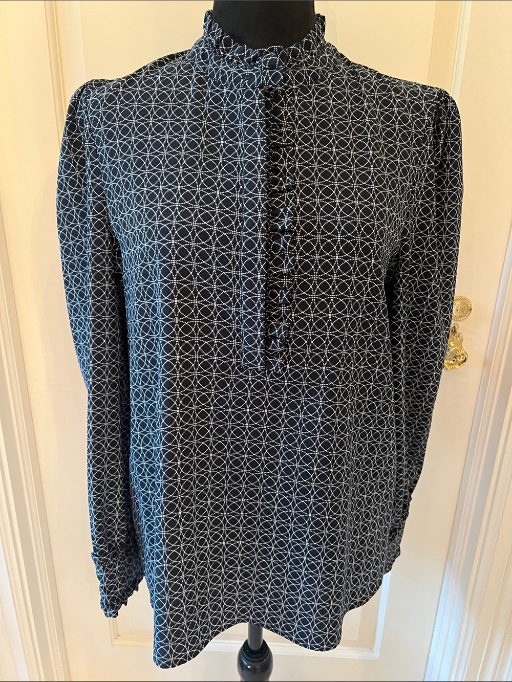 Geometric Long-Sleeve Shirt